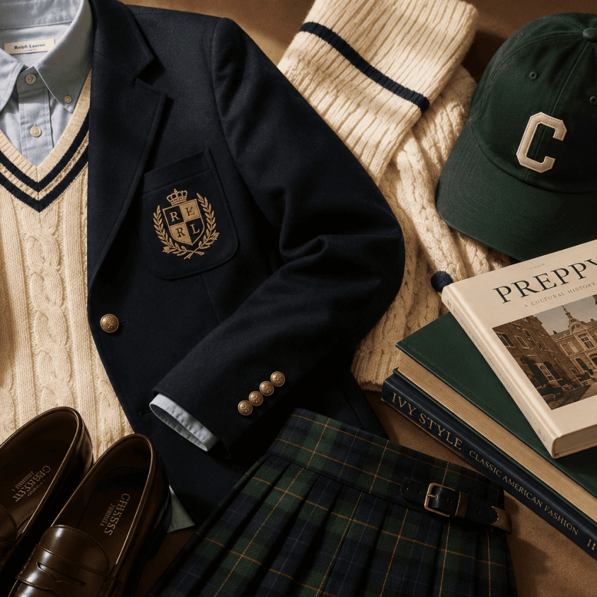 moda preppy divise scolastiche